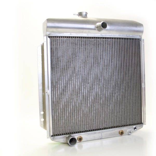 1953-56 Ford F-100 Radiator, Alum Gr, Cntr/drvr, Auto, 600 Hp 1.25 Tubes