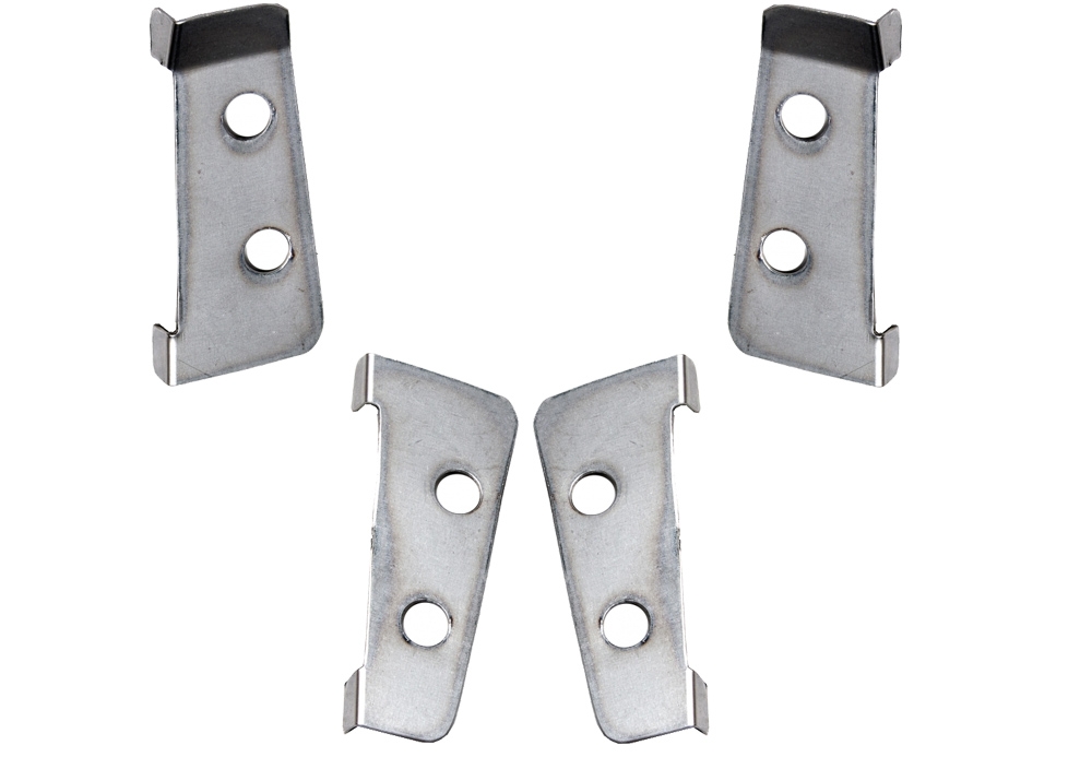 1953-60 Ford F-100 Panel Rear Door Hinge Dust Covers All 4
